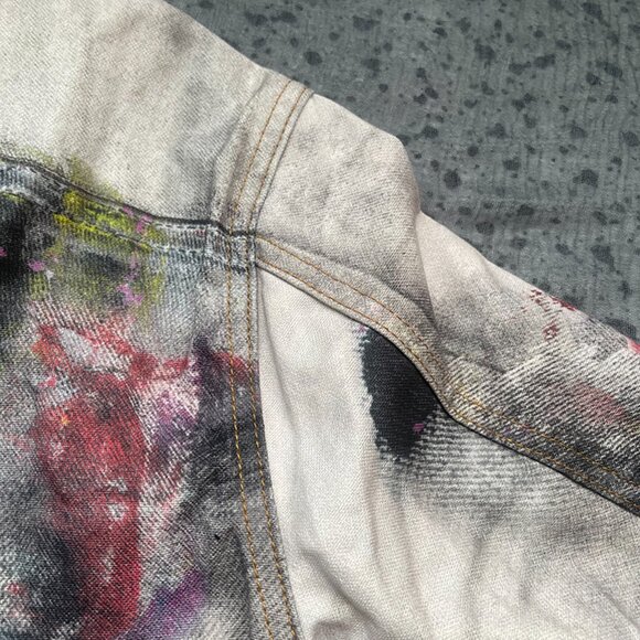 Acne Studios Painter Trompe L'Oeil Denim Jacket - Picture 7 of 9